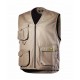 DIADORA Mover work vest with multiple pockets beige