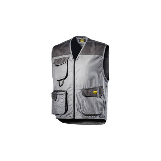 DIADORA Mover work vest with multiple pockets grey